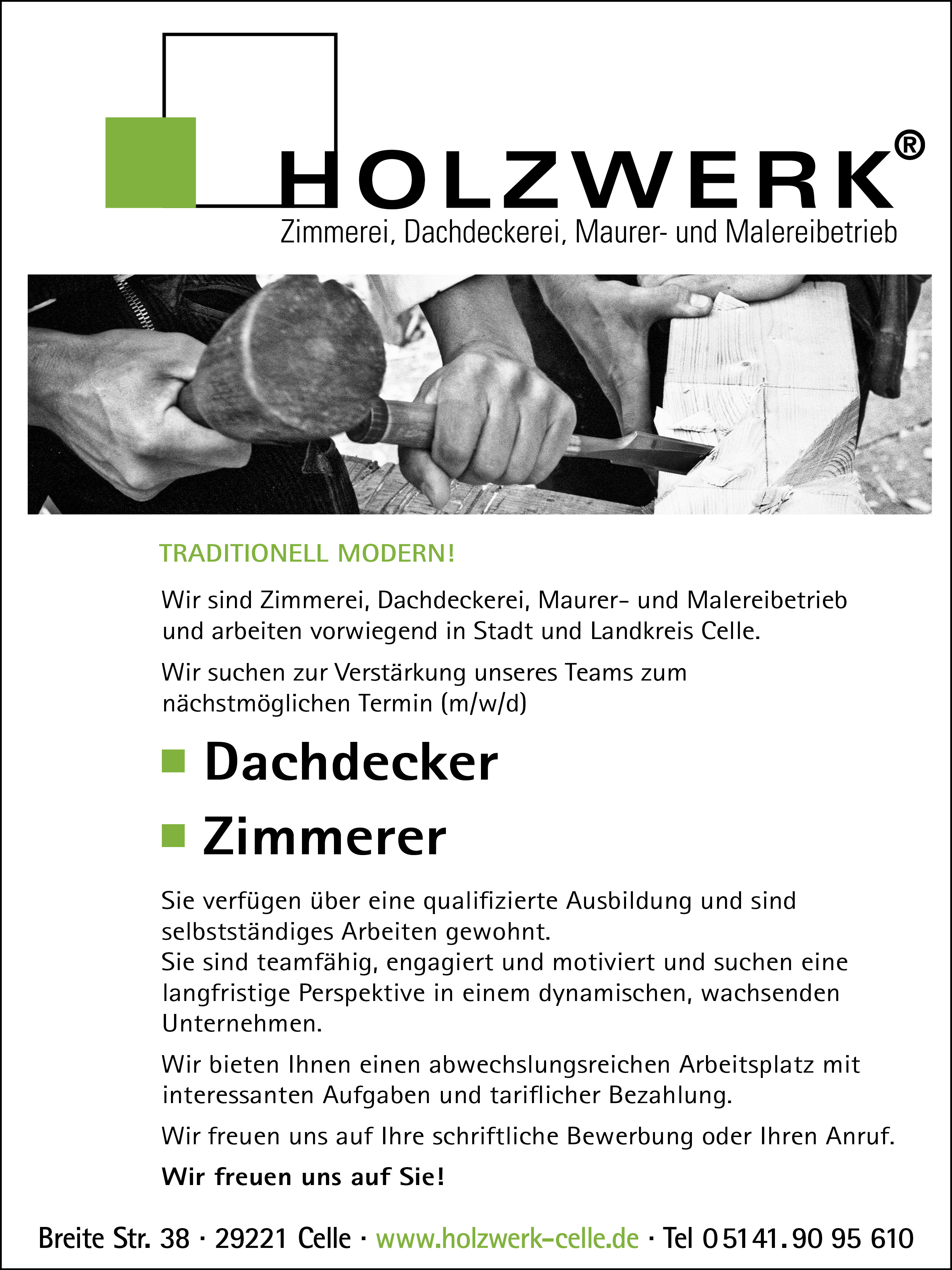 Alex Wagner 10 Jahre Holzwerk Celle