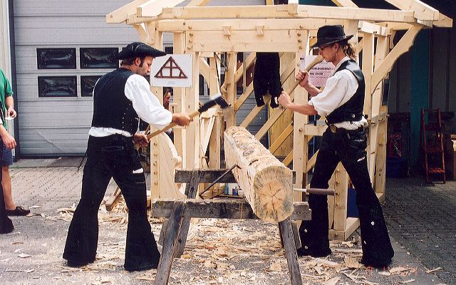 Traditionelle Zimmererarbeiten